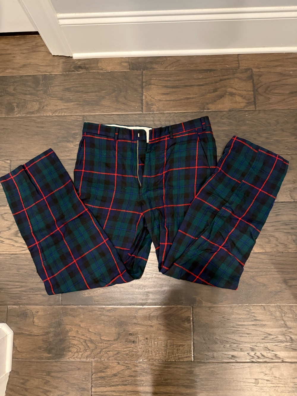 Vintage Golden-Fleece Men's Tartan Plaid Pants